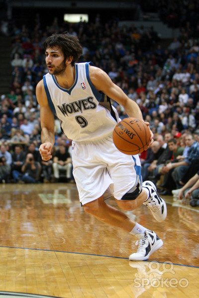 ricky rubio #9 white jersey